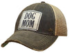 "Dog Mom" Distressed Trucker Hat