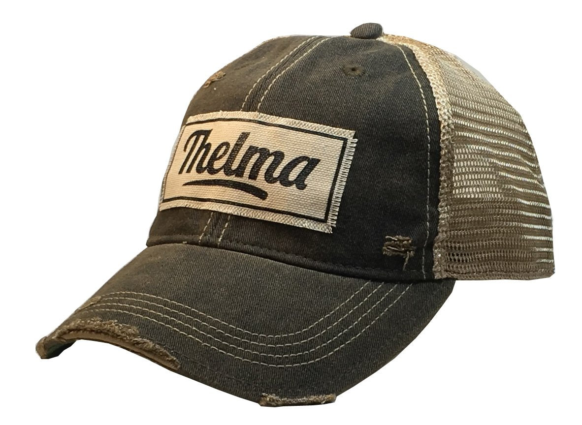 "Thelma" Vintage Distressed Trucker Hat