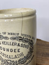 James Keiller& Sons Dundee Marmalade "English Advertising Pottery"