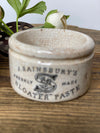 J.S. Ainsbury's Bloater Pot "English Advertising Pottery"