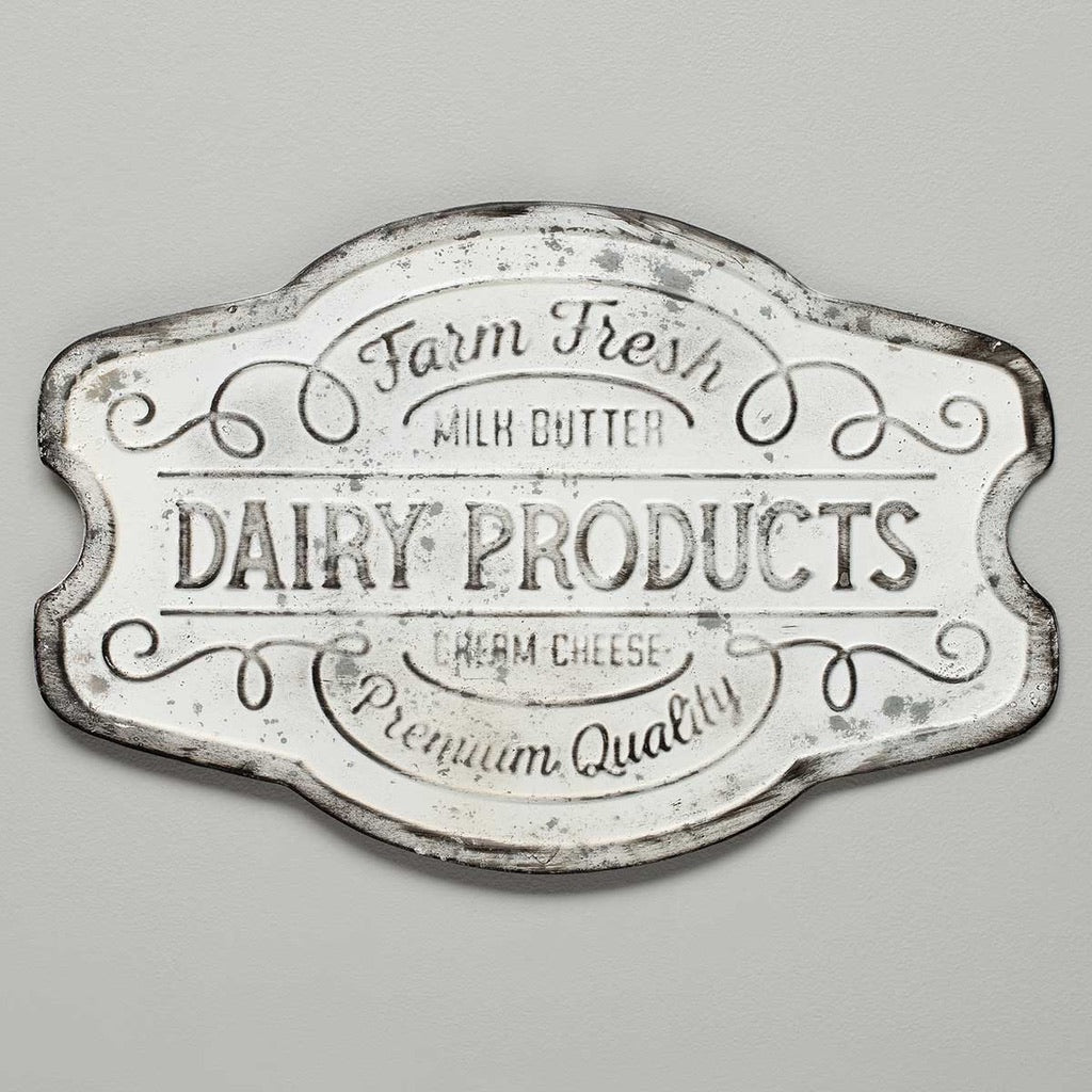 Dairy Products Shoppe Sign